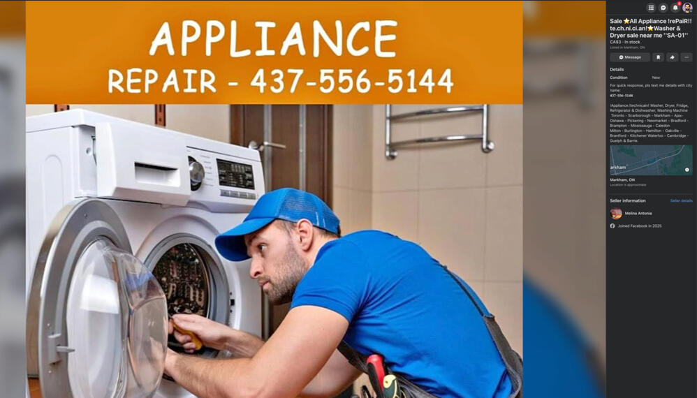 Fake ad example 1