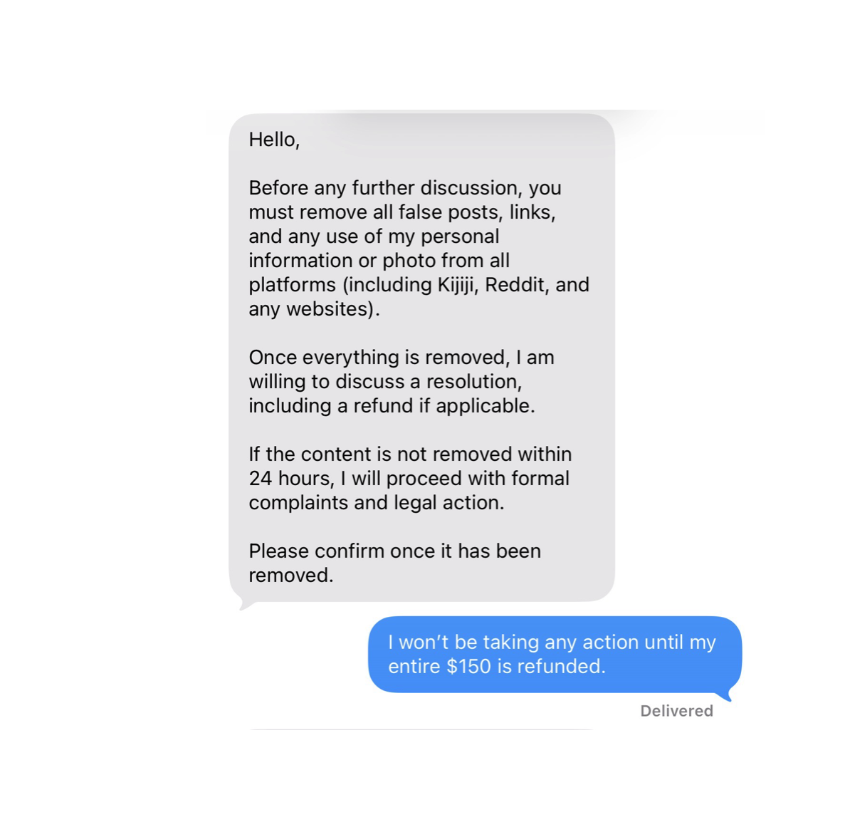 Text exchange 4